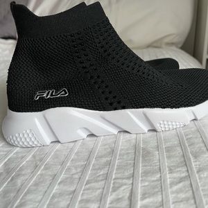 Fila sock sneakers.